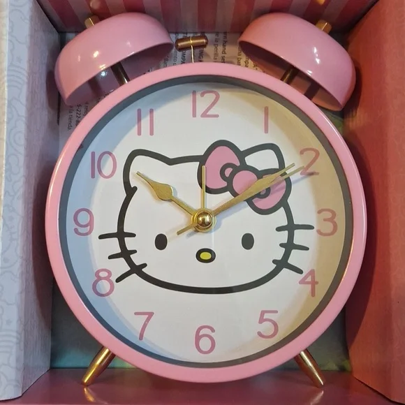 Hello Kitty 2 Bell Alarm Clock - Picture 5 of 5